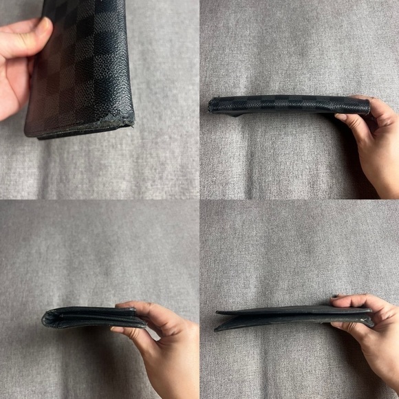 Louis Vuitton Black Checkered Wallet - Picture 8 of 11